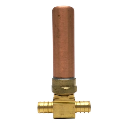 Jones Stephens 1/2in. PEX TEE AA Water Hammer Arrester, Lead Free A97007